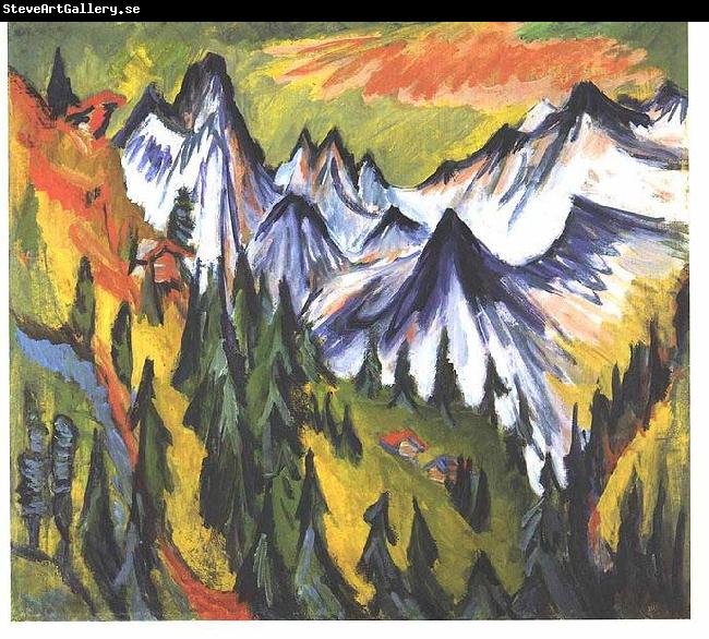 Ernst Ludwig Kirchner mountain top